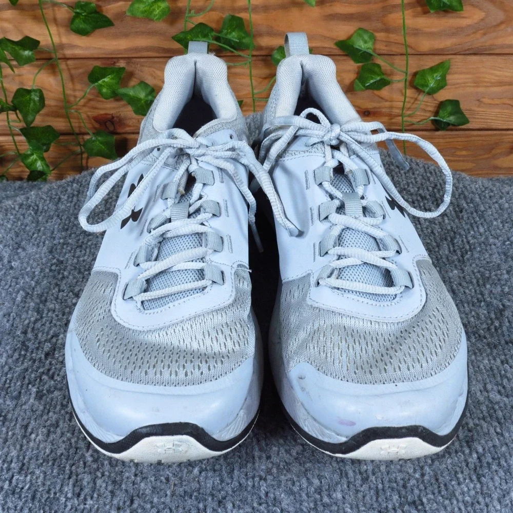 Under Armour Commit TR EX Men 8.5 Gray Mesh‎ Cross Trainer Athletic Comfort